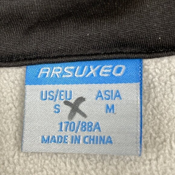 Arsuxeo Cycling Jacket Men’s S Winter Thermal  Windproof Breathable Waterproof - Picture 5 of 9